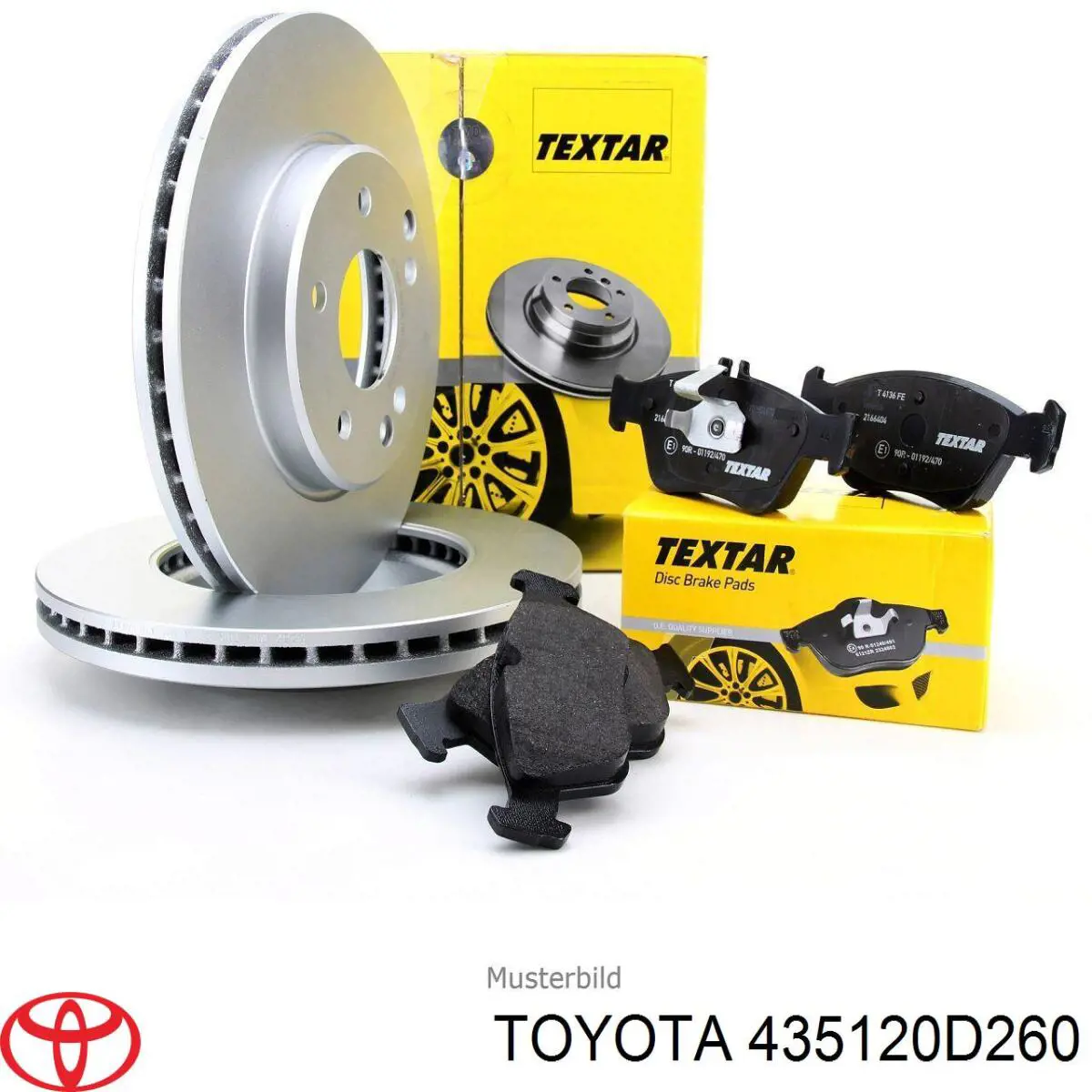 Frenos delanteros Toyota 435120D260 precio, desde 32,32 EUR