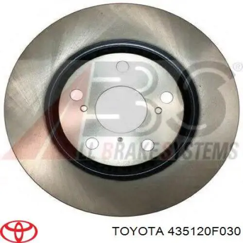 435120F030 Toyota disco de freno delantero