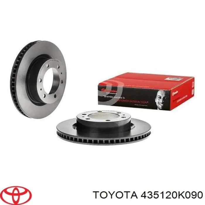 Disco de freno 435120K090 Toyota