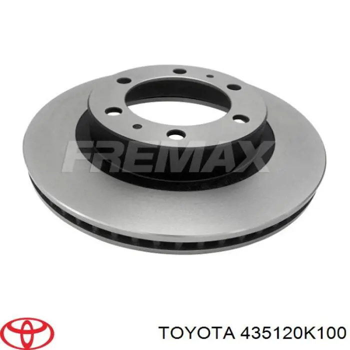 Freno de disco delantero Toyota Hilux GUN12, GUN13