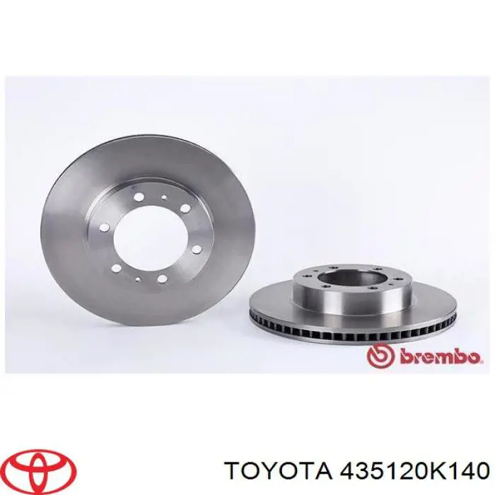 Comprar 435120K140 Toyota Freno de disco delantero