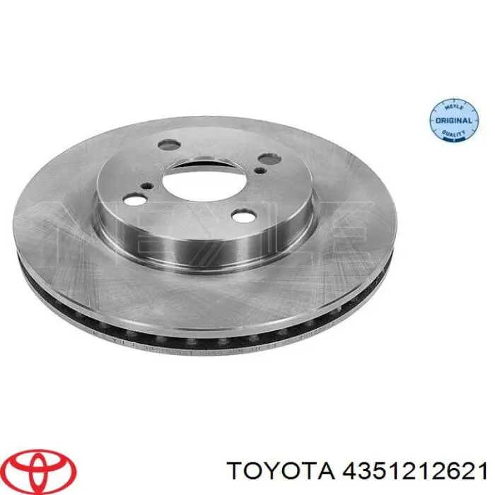 4351212621 Toyota freno de disco delantero