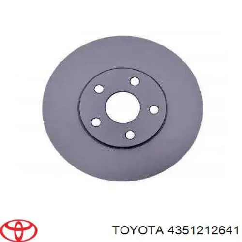 4351212641 Toyota disco de freno delantero