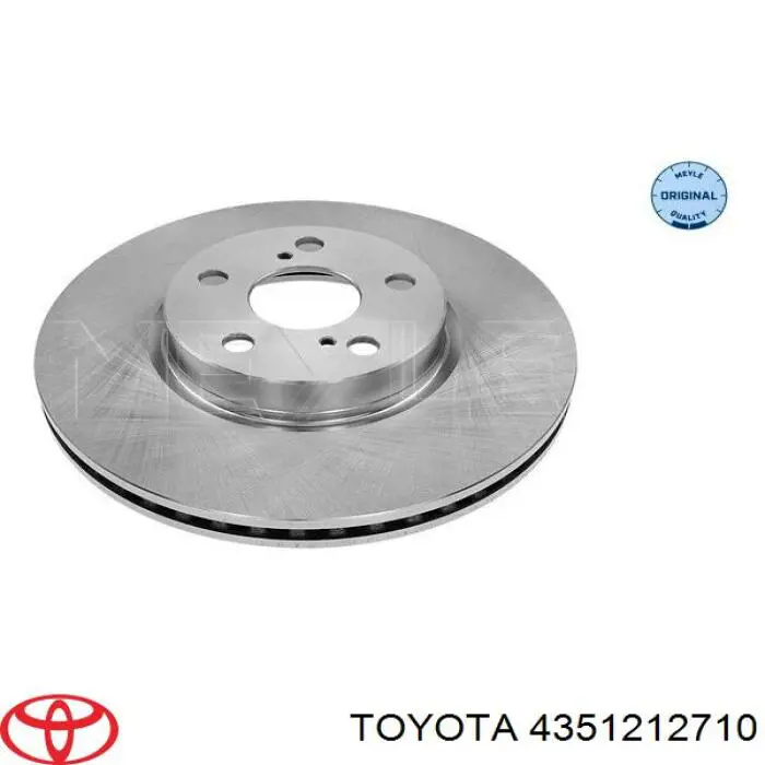 Disco de freno delantero Toyota 4351212710