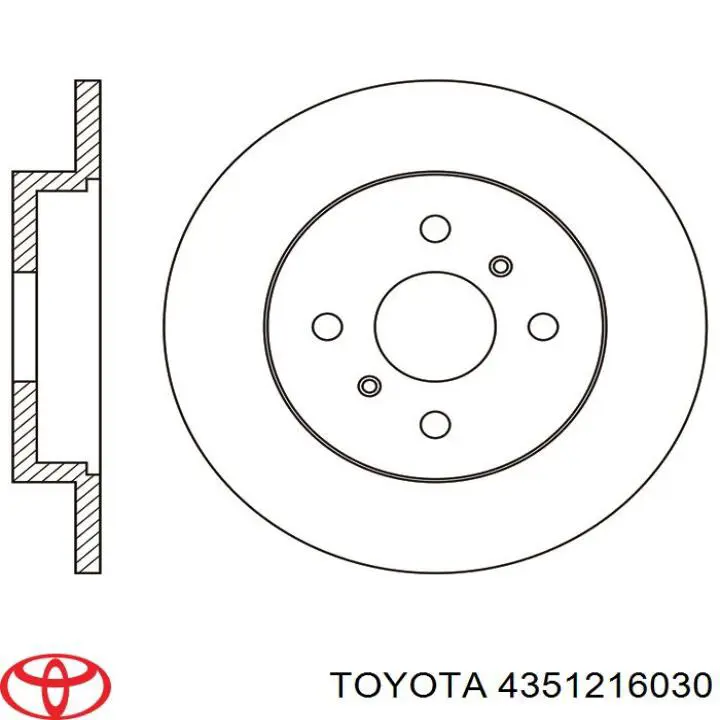 Disco de freno para Toyota Tercel AL25