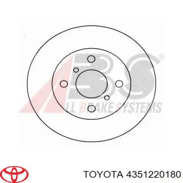 Frenos delanteros Toyota 4351220180 precio, desde 46,33 EUR
