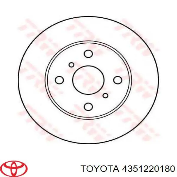 Comprar 4351220180 Toyota Freno de disco delantero