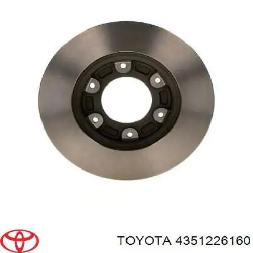 4351226160 Toyota freno de disco delantero