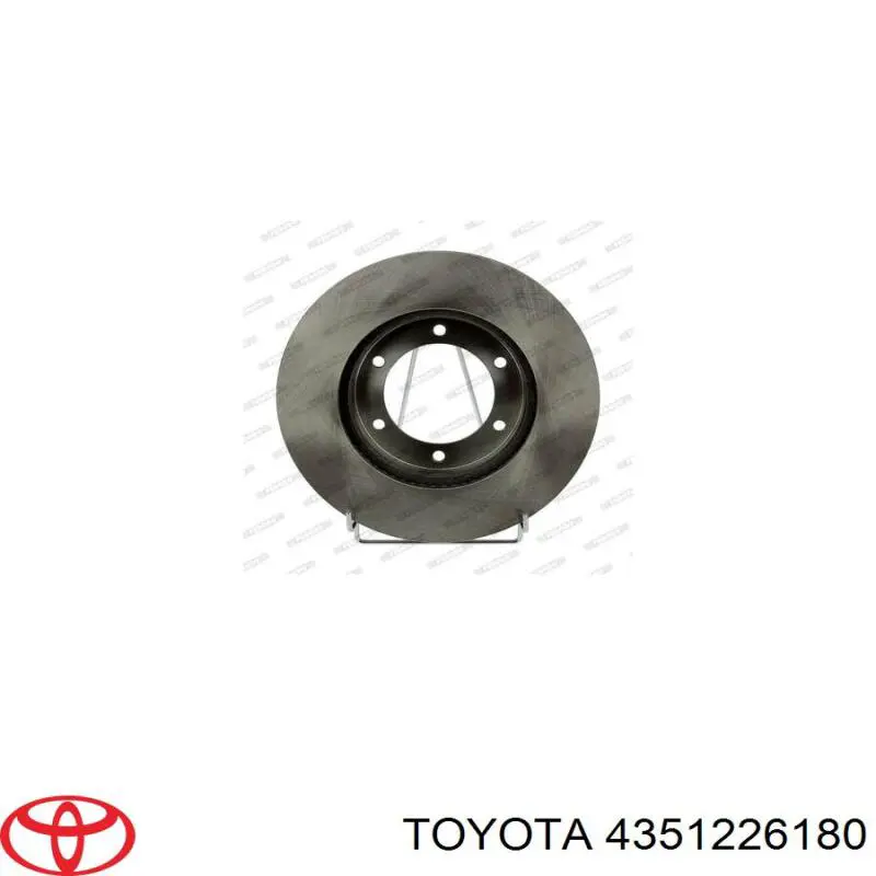 4351226180 Toyota freno de disco delantero