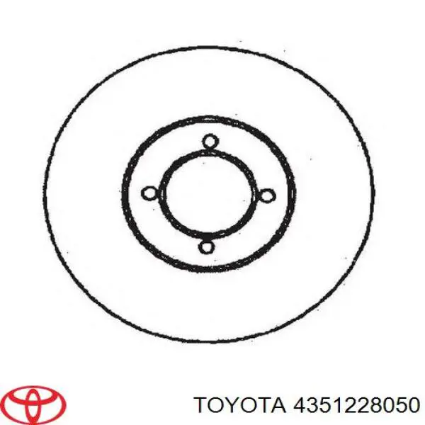Frenos delanteros para Toyota Liteace (CM30G, KM30G)