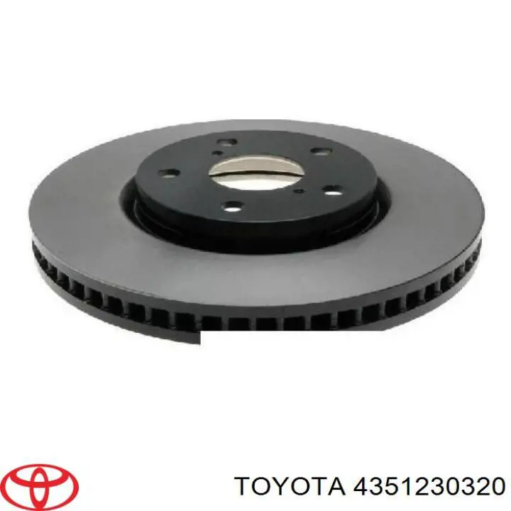 4351230320 Toyota freno de disco delantero