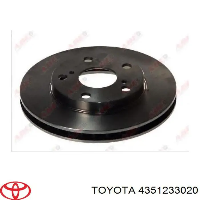 Frenos delanteros Toyota 4351233020 precio, desde 44,77 EUR