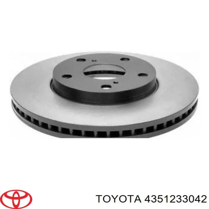 Disco de freno delantero Toyota 4351233042