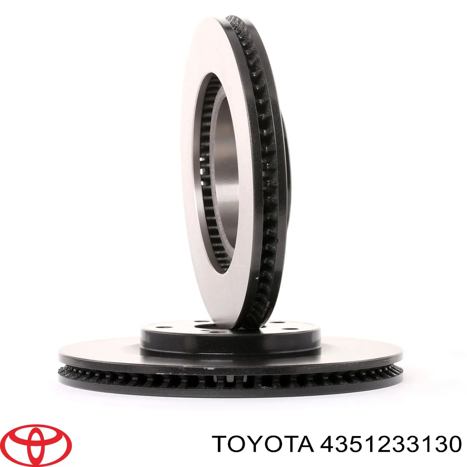 4351233130 Toyota freno de disco delantero