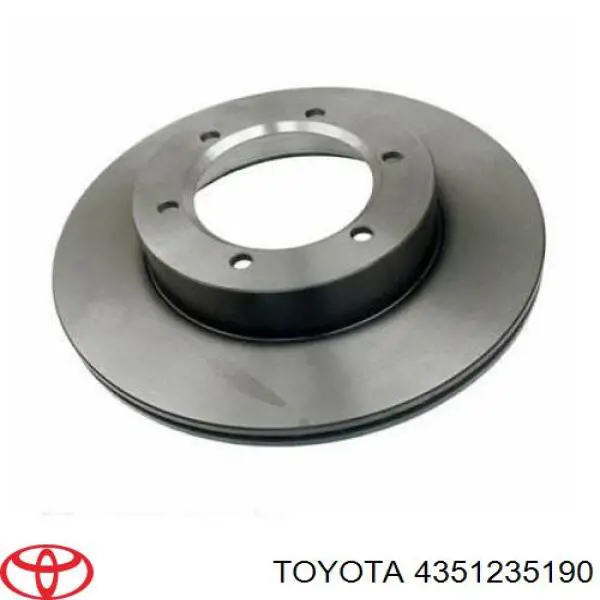Disco de freno delantero Toyota 4351235190