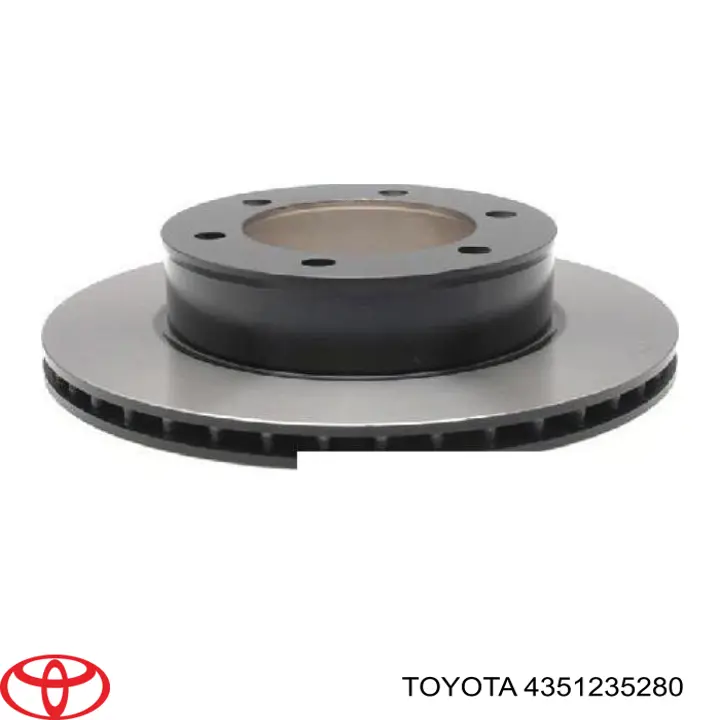Disco de freno 4351235280 Toyota