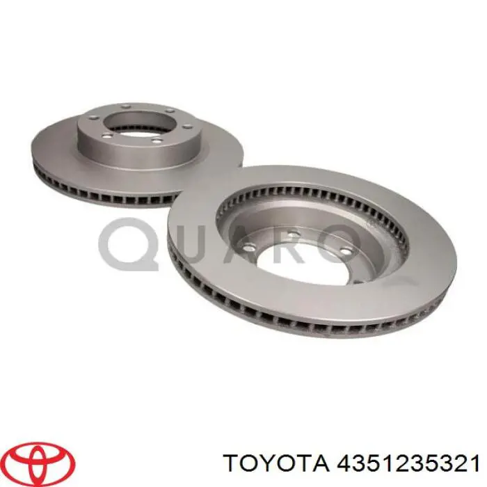 Freno de disco delantero Toyota Hilux GUN12, GUN13