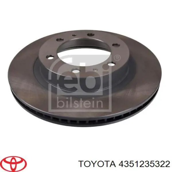 Comprar 4351235322 Toyota Freno de disco delantero