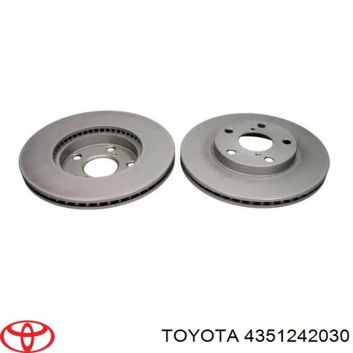 Frenos delanteros Toyota 4351242030 precio, desde 38,15 EUR