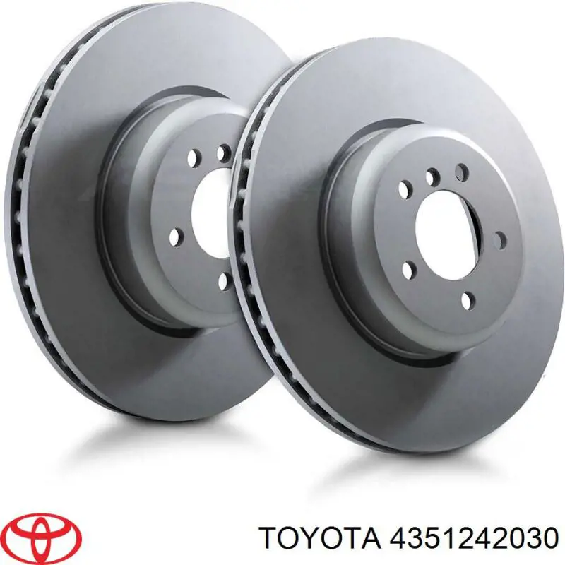 Disco de freno 4351242030 Toyota