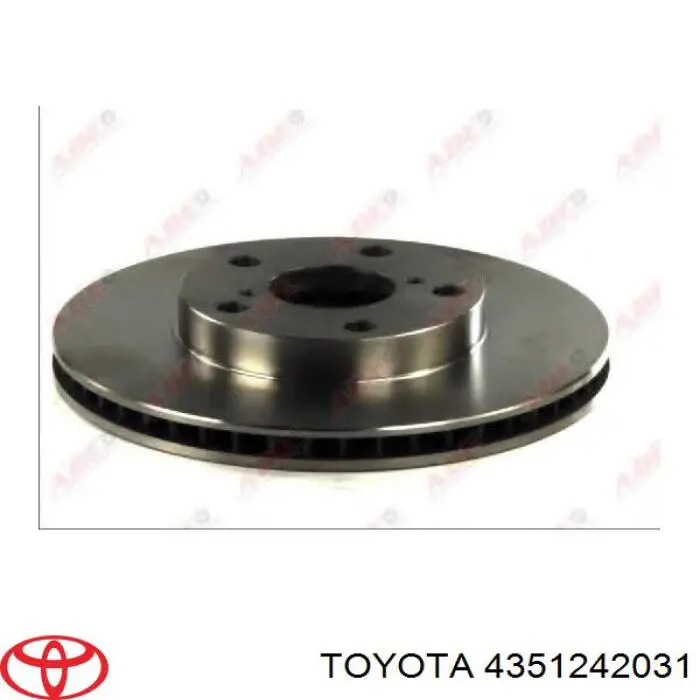 Frenos delanteros Toyota 4351242031 precio, desde 38,15 EUR