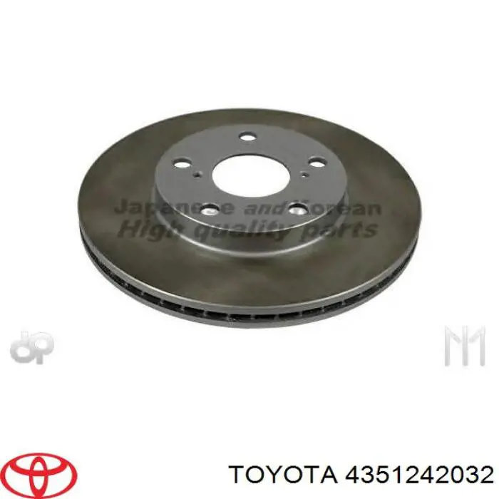 Comprar 4351242032 Toyota Freno de disco delantero