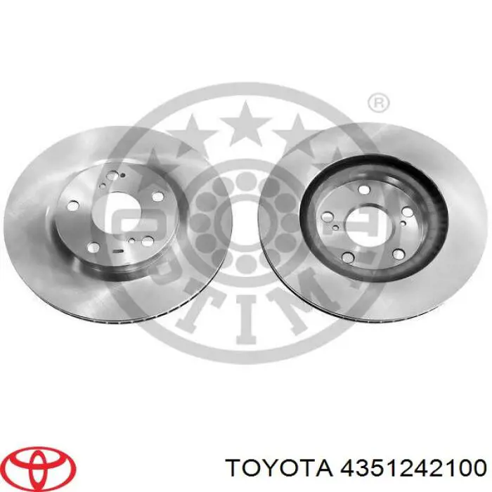Frenos delanteros Toyota 4351242100 precio, desde 34,57 EUR