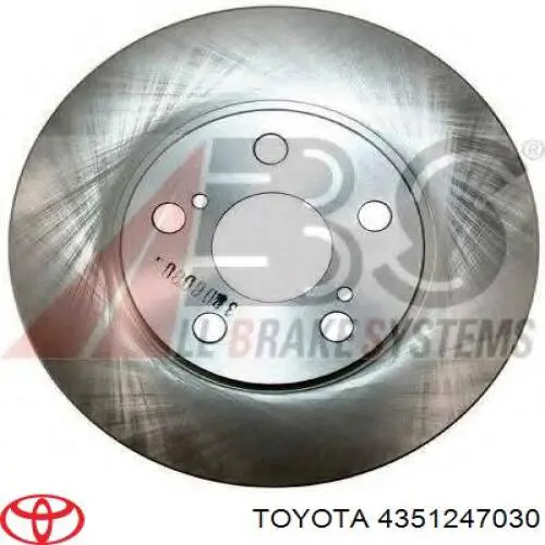 Freno de disco delantero Toyota Prius NHW20