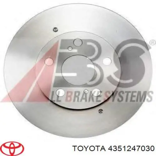 Freno de disco delantero Toyota Prius NHW20