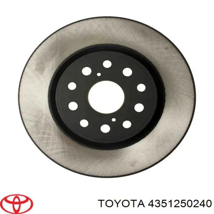 Disco de freno 4351250240 Toyota
