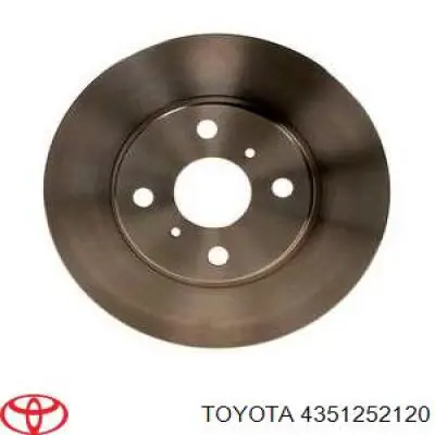 Disco de freno 4351252120 Toyota