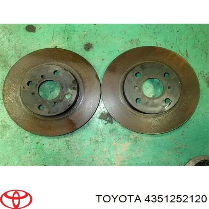 Disco de freno delantero Toyota 4351252120