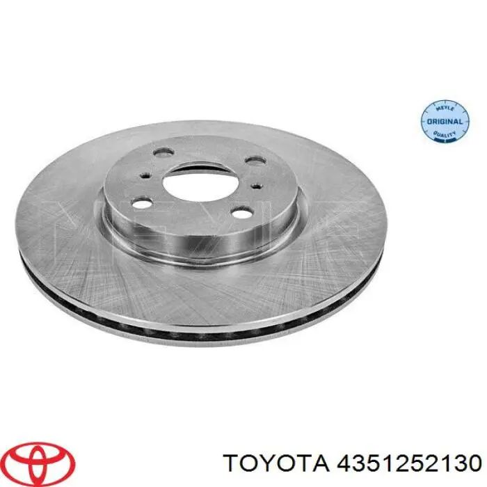 Disco de freno 4351252130 Toyota