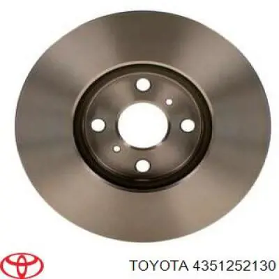 4351252130 Toyota disco de freno delantero