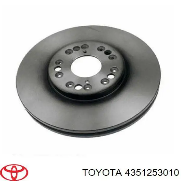 4351253010 Toyota disco de freno delantero