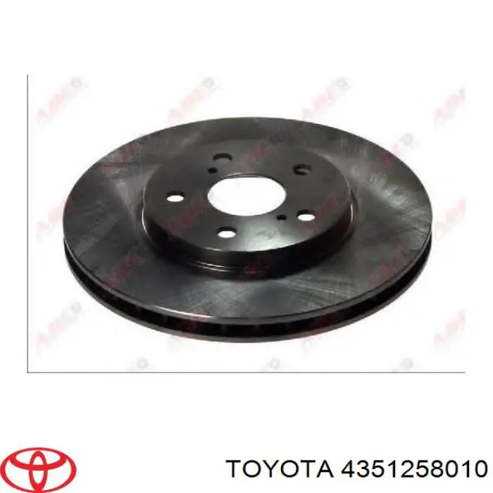 Frenos delanteros Toyota 4351258010 precio, desde 53,72 EUR