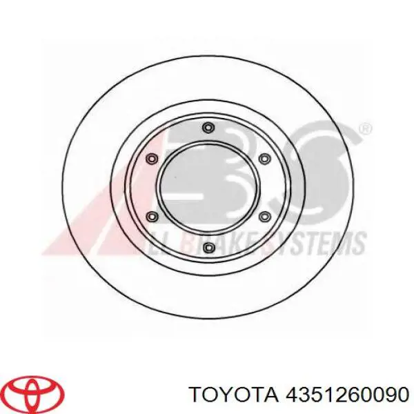 Frenos delanteros Toyota 4351260090 precio, desde 62,85 EUR