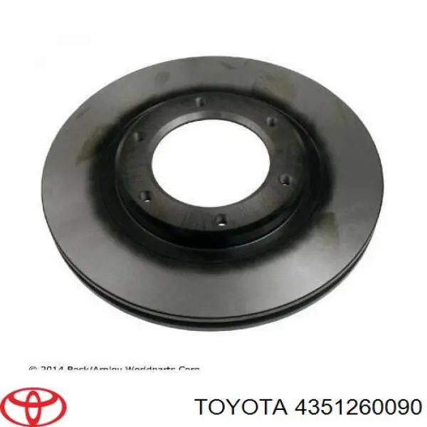 Comprar 4351260090 Toyota Freno de disco delantero