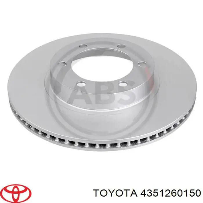 Comprar 4351260150 Toyota Freno de disco delantero