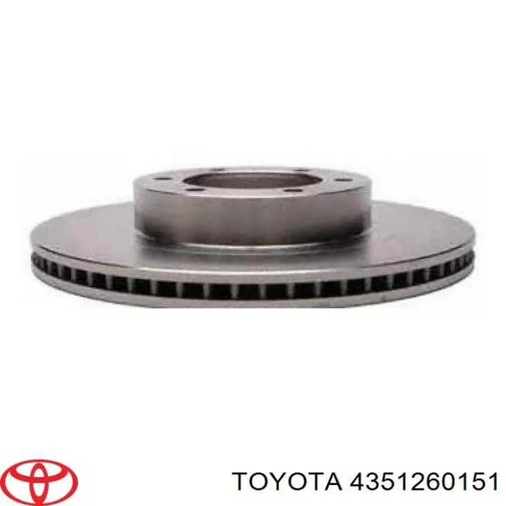 Disco de freno 4351260151 Toyota