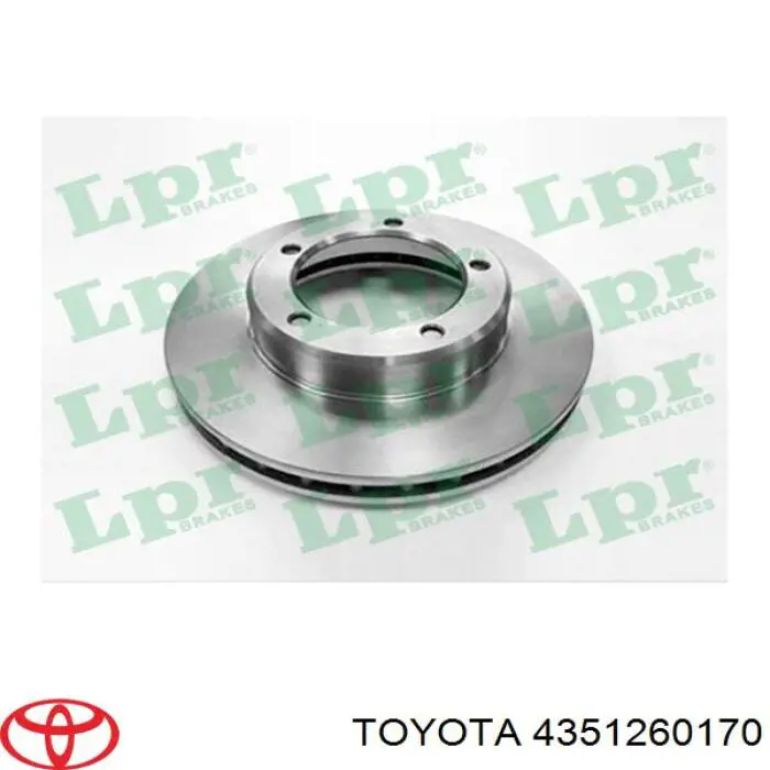 Frenos delanteros Toyota 4351260170 precio, desde 59,58 EUR