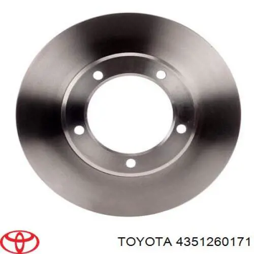 4351260171 Toyota disco de freno delantero