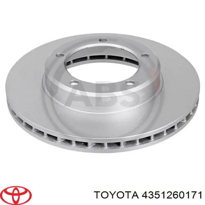 Comprar 4351260171 Toyota Freno de disco delantero