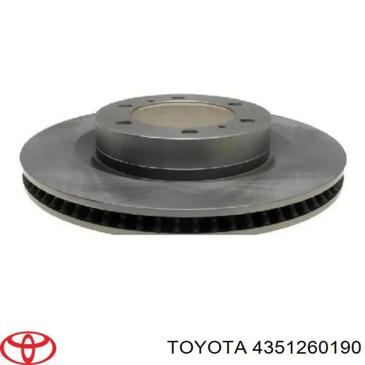 Disco de freno delantero Toyota 4351260190