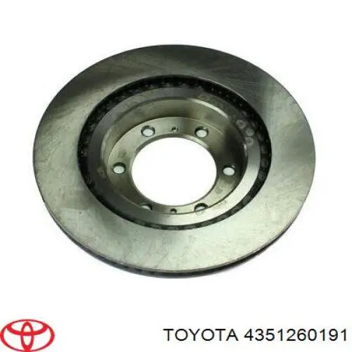 Freno de disco delantero TOYOTA 4351260191