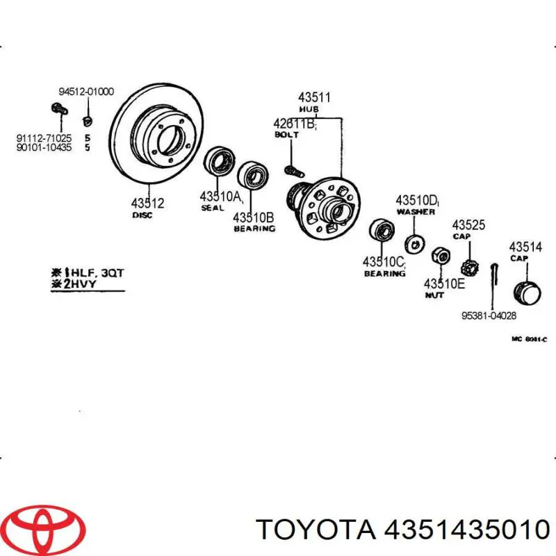 Tapa de rueda Toyota 4351435010 precio, desde 19,44 EUR