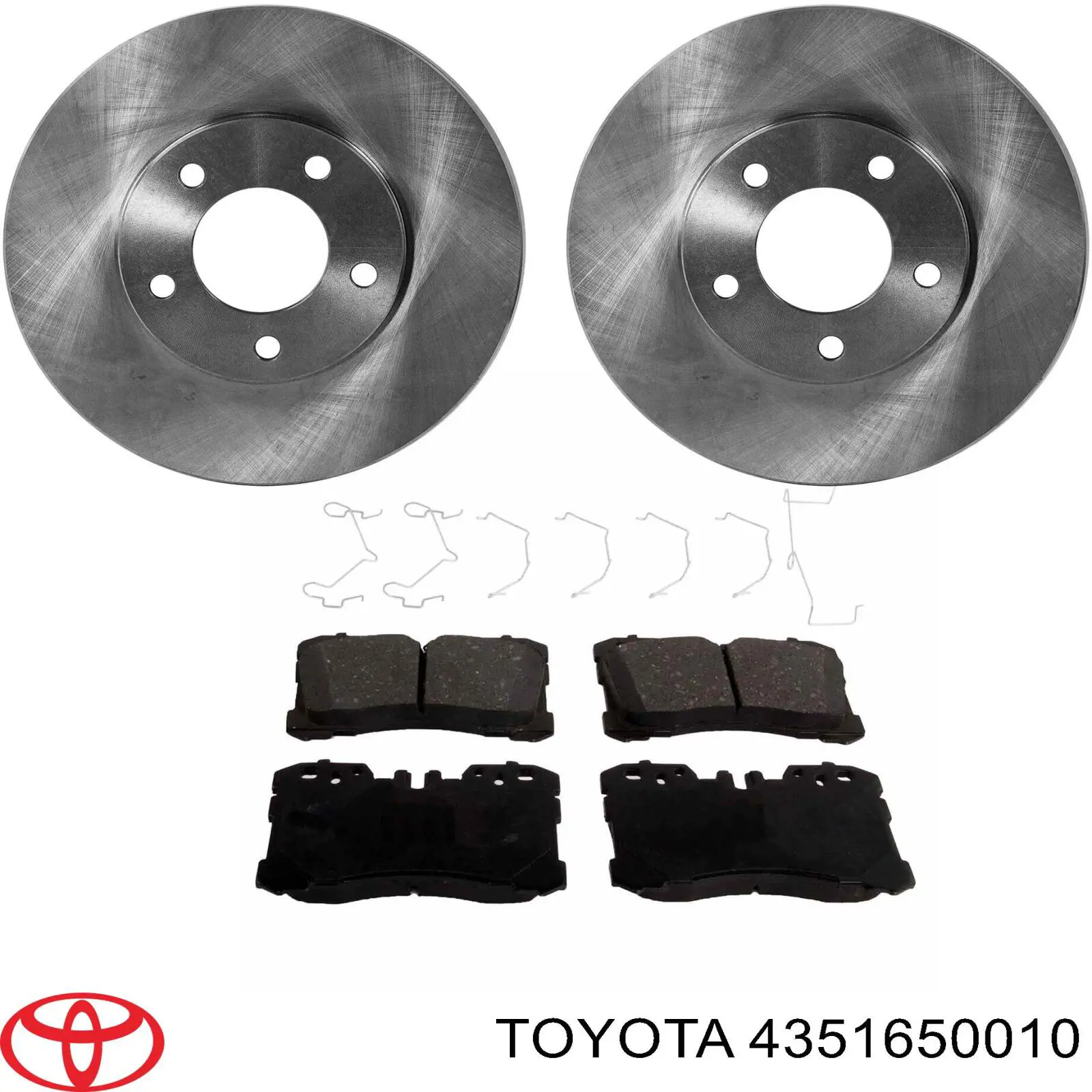 Disco de freno 4351650010 Toyota
