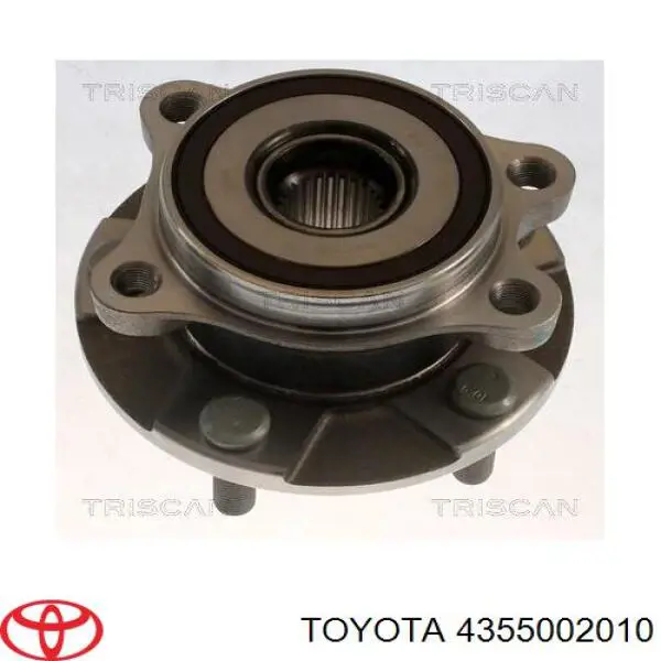 Buje de rueda delantero 4355002010 Toyota