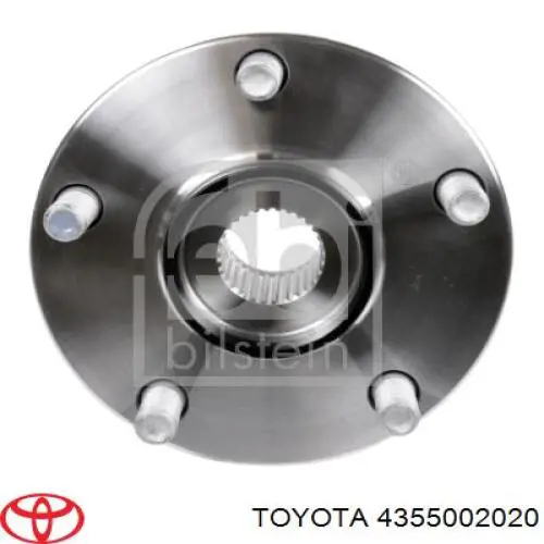 Buje de rueda delantero 4355002020 Toyota