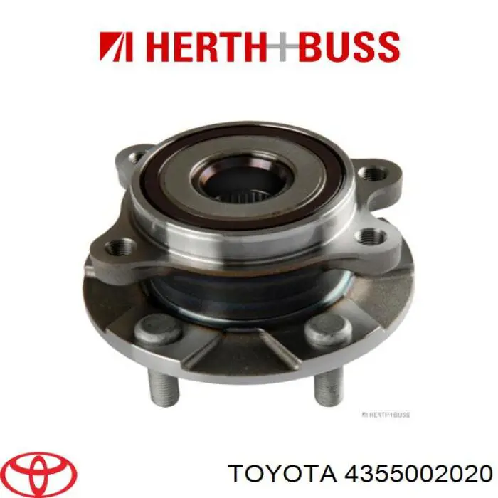4355002020 Toyota cubo de rueda delantero